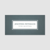 Eenvoudig canvas naamplaatje (Voorkant)