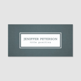 Eenvoudig canvas naamplaatje