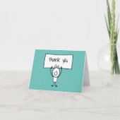 Eenvoudig Casual budget Business Thank You Cards Bedankkaart (Voorkant)