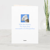 Eenvoudig Cat Custom Miss You Kaart (Achterkant)