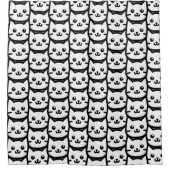 Eenvoudig CAT-ontwerp Douchegordijn (Voorkant)