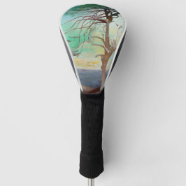 Eenvoudig Cedar Tree Landscape Painting Golfheadcover