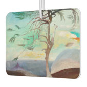 Eenvoudig Cedar Tree Landscape Painting Luchtverfrisser (Links)