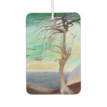 Eenvoudig Cedar Tree Landscape Painting