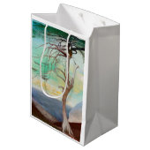 Eenvoudig Cedar Tree Landscape Painting Medium Cadeauzakje (Achterkant Gekanteld)