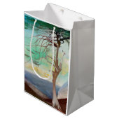 Eenvoudig Cedar Tree Landscape Painting Medium Cadeauzakje (Voorkant Gekanteld)