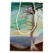 Eenvoudig Cedar Tree Landscape Painting Medium Cadeauzakje (Achterkant)