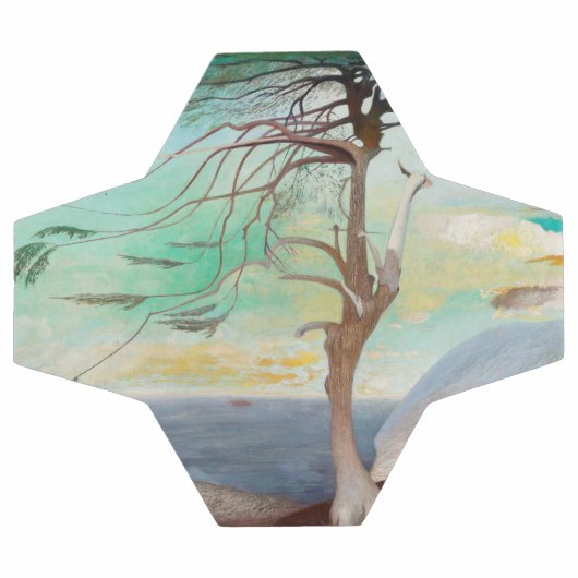 Eenvoudig Cedar Tree Landscape Painting Voetbal (Enkel)