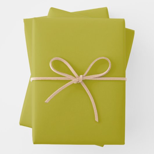 Eenvoudig Chartreuse Groen Effen Kleur Inpakpapier Vel (In situ)
