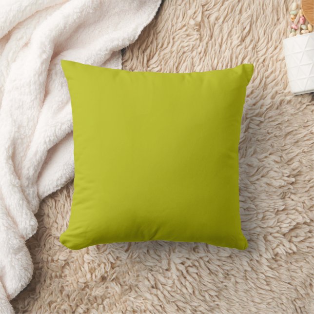 Eenvoudig Chartreuse Groen Effenkleurige Kleur Kussen (Deken)