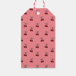Eenvoudig Cherries Cadeaulabel