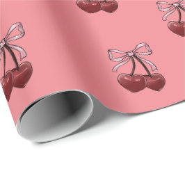 Eenvoudig Cherries Cadeaupapier