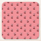 Eenvoudig Cherries Kartonnen Onderzetters (Voorkant)