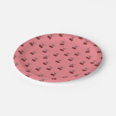 Eenvoudig Cherries Papieren Bordje (Gekanteld)