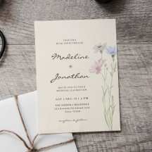 Eenvoudig Chic Beige Veldbloem Bruiloft