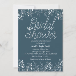 eenvoudig & chic bloemige Wildflower Bruidsmeisje Kaart