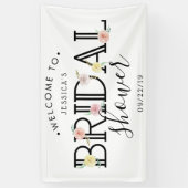 Eenvoudig Chic Floral Garden Vrijgezellenfeest Wel Spandoek (Verticaal)