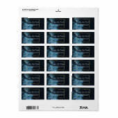 Eenvoudig Chic Gold Geometric Lijst Etiket (Full Sheet)