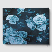 Eenvoudig Chic Gold Geometric Lijst Gastenboek (Achterkant)