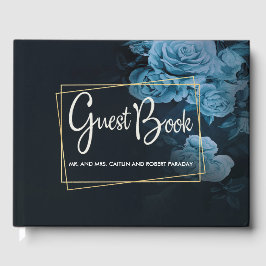 Eenvoudig Chic Gold Geometric Lijst Gastenboek