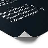 Eenvoudig Chic Gold Geometric Lijst Poster (Hoek)