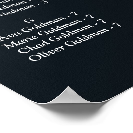 Eenvoudig Chic Gold Geometric Lijst Poster (Hoek)