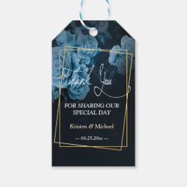 Eenvoudig Chic Gold Geometrisch Lijst bedankt Cadeaulabel