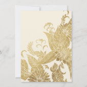 Eenvoudig chic ivory faux goudfolie, gezoet 16 kaart (Achterkant)