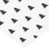 Eenvoudig Chic Monochromatische Pinetree Kerstmis Tafelkleed (Gekanteld)