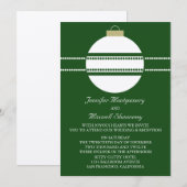 Eenvoudig Chic Ornament Holiday Weddenschap Uitnod Kaart (Voorkant / Achterkant)