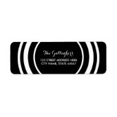 Eenvoudig Chic Return Address Labels (Voorkant)