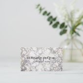 Eenvoudig Chic Silver en Gold Visitekaartjes (Staand voorkant)