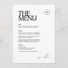 Eenvoudig chic · Stijlvol modern minimalistisch ·  Menu