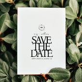 Eenvoudig chic · Stijlvol modern minimalistisch · Save The Date