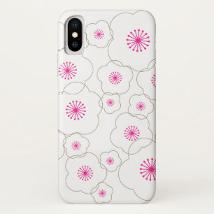 Eenvoudig Chic White Cherry Blossom iPhone X Hoesje