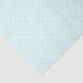 Eenvoudig Chic White Polkadots patroon op Bleek gr Tissuepapier (Detail)