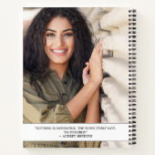 Eenvoudig Chique Afstuderen Afstudeerder Party Gas Notitieboek (Achterkant)