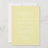 EENVOUDIG CHIQUE FOTOCOLLAGE AFSTUDEREN UITNODIGIN KAART (Achterkant)