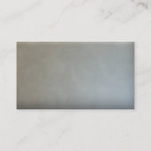 Eenvoudig chique grijs blauw goud visitekaartje (Achterkant)