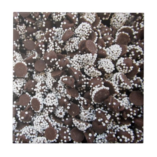 Eenvoudig chocolade Snoep Tegeltje (Voorkant)