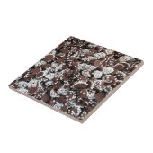 Eenvoudig chocolade Snoep Tegeltje (Zijkant)