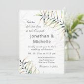 Eenvoudig Christelijk huwelijk van de Tropische Pa Kaart (Staand voorkant)