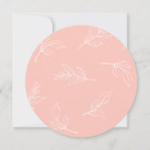 Eenvoudig Cisco Script Weddenschap Save the Date P Kaart (Achterkant)