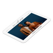 Eenvoudig Cisco Script Weddenschap Save the Date P Magneet (Linkerzijde)