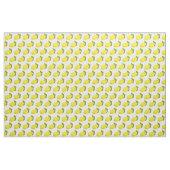Eenvoudig citroenpatroon wit stof (Yard (91,4 cm))