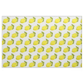 Eenvoudig citroenpatroon wit stof (Fat Quarter)