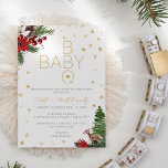 Eenvoudig Classic Christmas White BBQ Baby shower Kaart<br><div class="desc">Deze Simple Classic Christmas white bbq baby shower uitnodiging is ideaal voor een heerlijk feestelijk baby shower! Duik in de magie van het seizoen met onze vrolijke en eenvoudige design en meng klassieke charme met een grillig sprookje. Dit collectie is versierd met schattige bosdieren en vrolijke en felle waterverf accenten...</div>