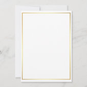 Eenvoudig Classic en Elegant Cordial Kaart (Achterkant)