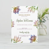 Eenvoudig Classic Floral Vrijgezellenfeest Kaart (Staand voorkant)