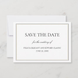 Eenvoudig Classic sparen de kaart van de Aankondig